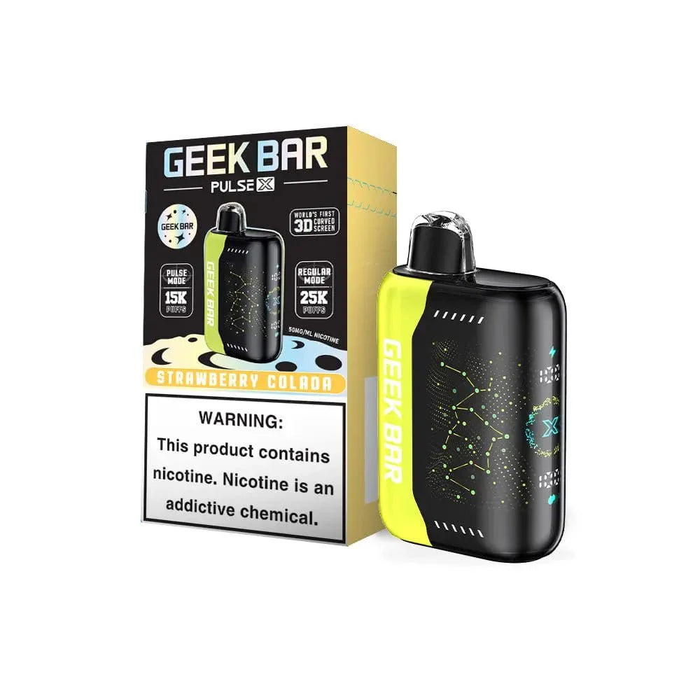 GEEK BAR PULSE X STRWBRY COLADA 25K|810125439940|Pack Of|5
