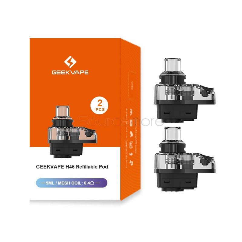 GEEKVAPE H45 REFILABLE POD MESH COIL 0.6OHM 5ML 10CT