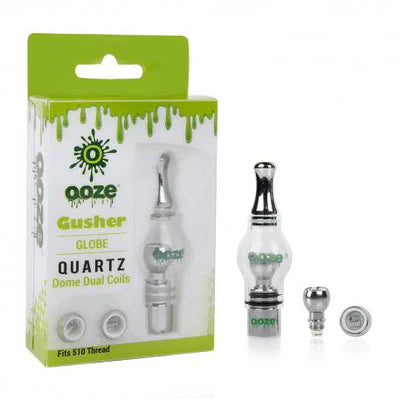 OOZE GUSHER GLOBE QUARTZ DOME DUAL COILS