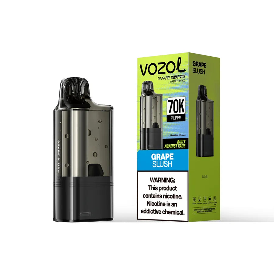 VOZOL RAVE SWAP POD GRAPE SLUSH 70K