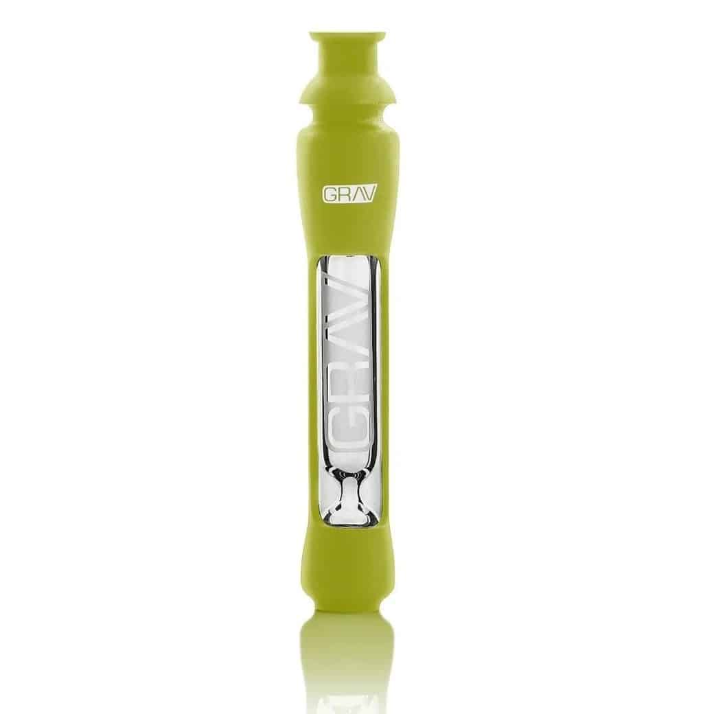 GRAV SILICONE TASTER CHILLUM AVOCARDO GREEN 12MM