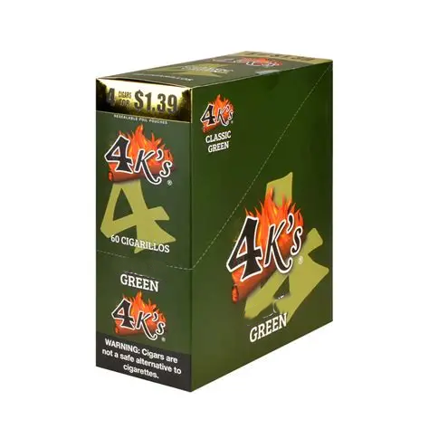 4KS CIGARILLOS GREEN SWEET 4CT