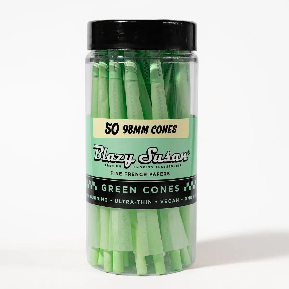 BLAZY SUSAN GREEN CONES 98MM JARS
