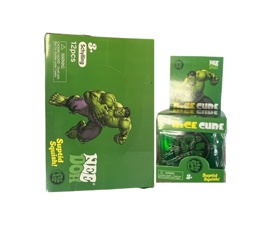 SQUISHY NICE CUBE HULK DESIGN 1CT