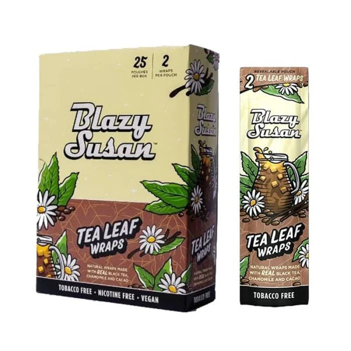 BLAZY SUSAN TEA LEAF CONES WRAPS RUSSAIN CREM 2CT 25PK
