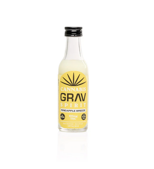 GRAV CANNABIS SPIRIT PINEAPPLE BREEZE 100MG 50ML