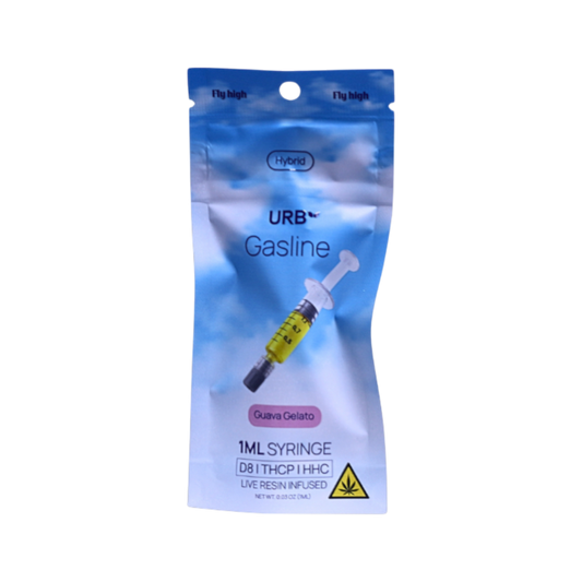 URB GASLINE D8 THC-P HHC SYRINGE GUAVA GELATO 1ML