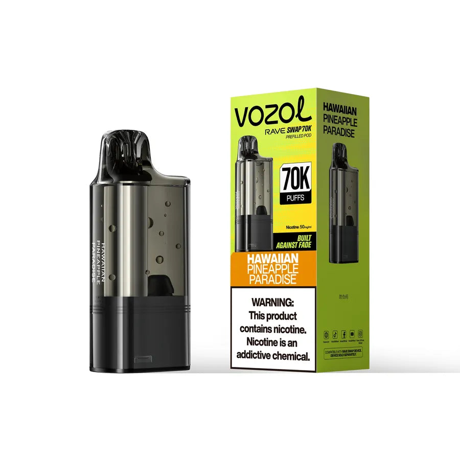 VOZOL RAVE SWAP POD HAWAIIAN PINEAPPLE PARADISE 70K