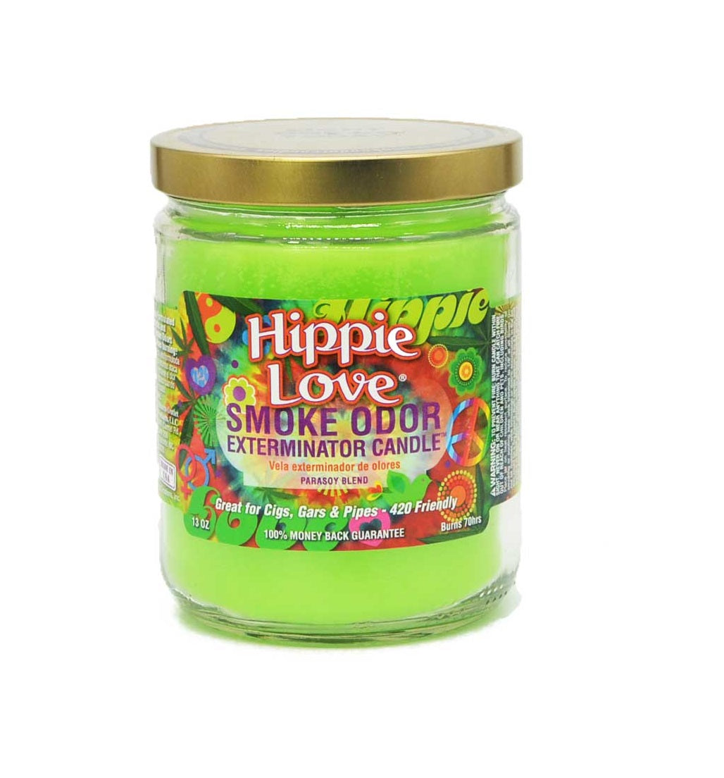 SMOKE ODOR CNDL HIPPIE LOVE 13OZ