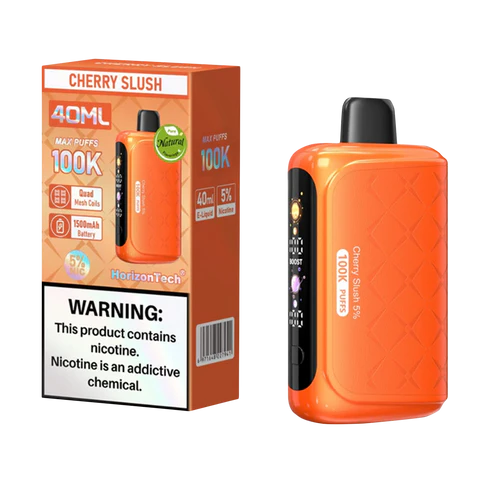 HORIZON TECH 100K|HORIZON TECH CHERRY SLUSH 100K|6971648227941|Pack Of 5