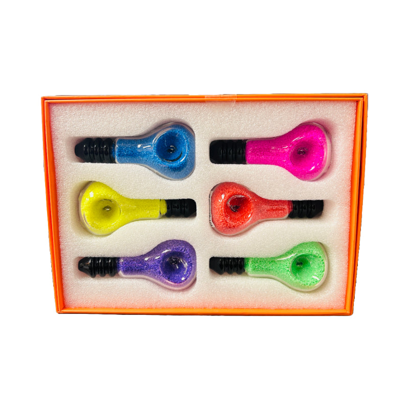 HANDPIPE APEX GLASS FANCY HPD1103 6CT