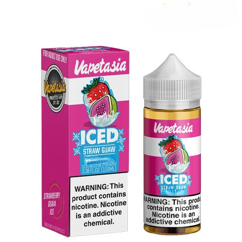 VAPETASIA  ICE STRW GUAW 100ML 6MG