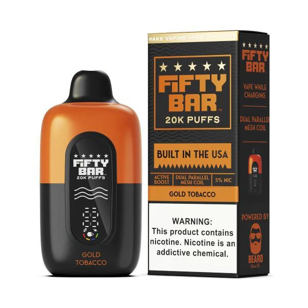 FIFTY BAR NXD GOLD TOBACCO 20K
