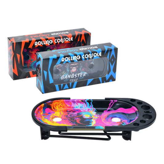 LED ROLLING CONSOLE TRAY SET ASSORTED DESIGN