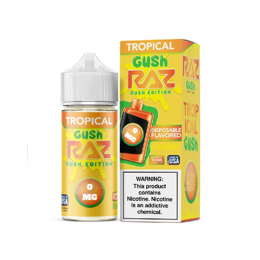 POD JUICE X RAZ TROPICAL GUSH 0MG 100ML