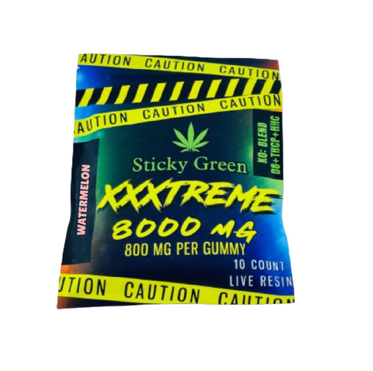 STICKY GREEN XTREME WATERMELON 8000MG