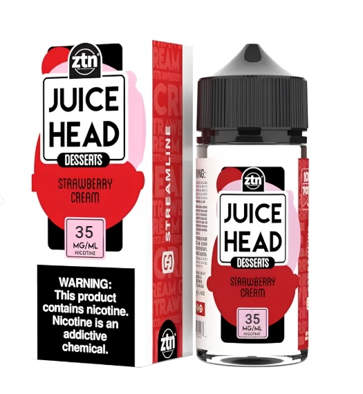 JUICE HEAD STRAWBERRY CREAM 35MG 30ML
