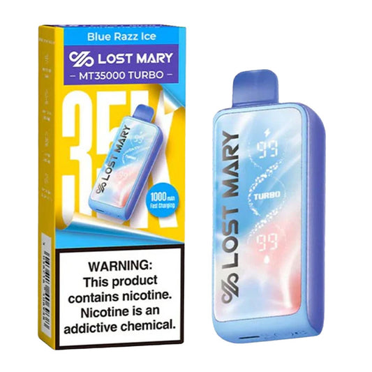 LOST MARY MT 35K|BLUE RAZZ ICE|5056716406938|Pack Of 5