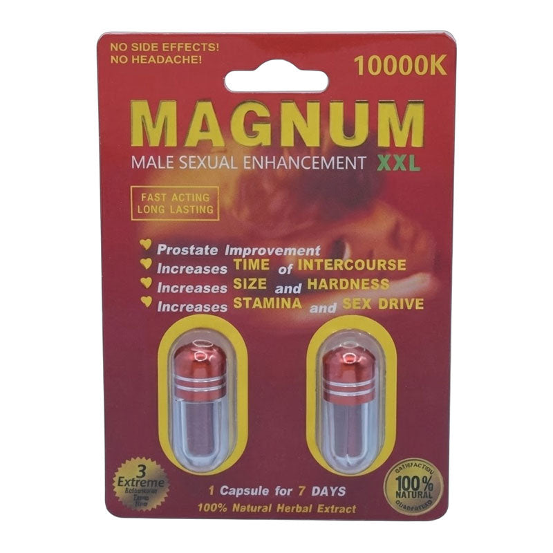 MAGNUM XXL 10000K DOUBLE PILL YELLOW BOX 24CT