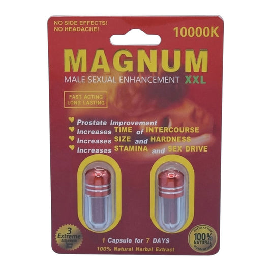 MAGNUM XXL 10000K DOUBLE PILL YELLOW BOX 24CT