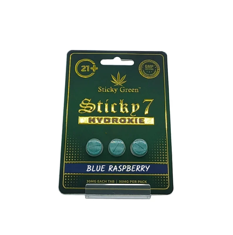 STICKY 7 HYDROXIE TABLET BLUE RASPBERRY 30MG 7CT