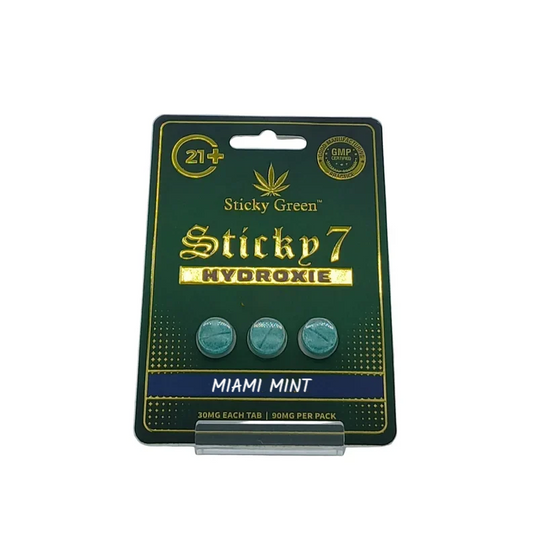STICKY 7 HYDROXIE TABLET MIAMI MINT 30MG 7CT