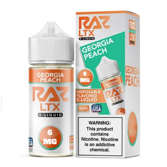 POD JUICE X RAZ GEORGIA PEACH 6MG 100ML