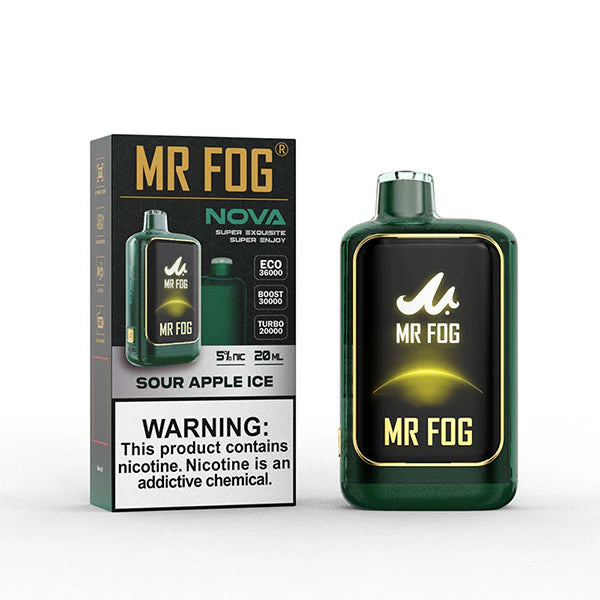 MR FOG NOVA ENJOY SOUR APPLE ICE 36K