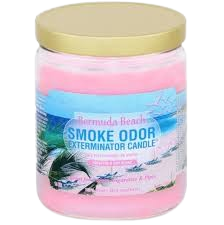 SMOKE ODOR CANDLE BERMUDA BEACH 13OZ