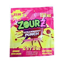 ZOUR Z 7HYDROXY STRAWBERRY PUNCH 150MG SACHEE