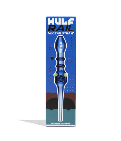 WULF RAIL NECTAR STRAW BLUE 15CT