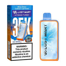 LOST MARY MT 35000 BLUE RAZZ COTTON CARNIVAL 35K