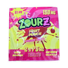 ZOUR Z 7HYDROXY FRUIT PUNCH 150MG SACHEE