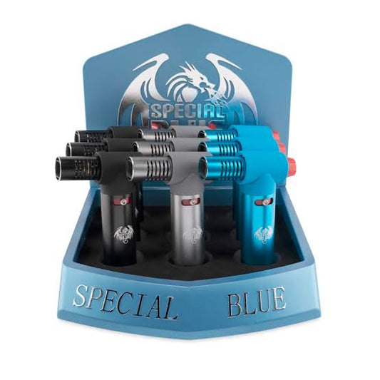 SPECIAL BLUE PULSE QUARD MINI TORCH LIGHTER 105 9CT