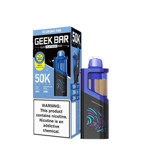 GEEK BAR CLIO PLATINUM POD FCUKING FAB 50K