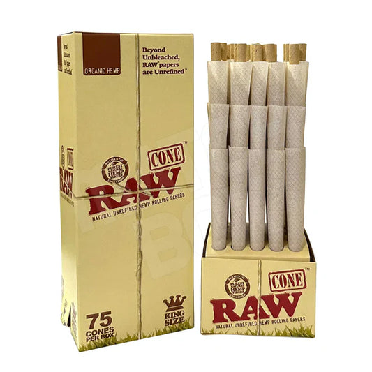 RAW ORGANIC HEMP KING SIZE CONS 75CT