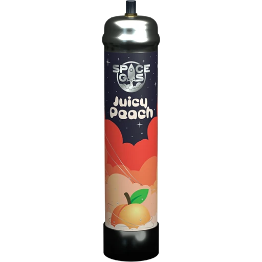 SPACE GAS JUICY PEACH 750GM 6CT
