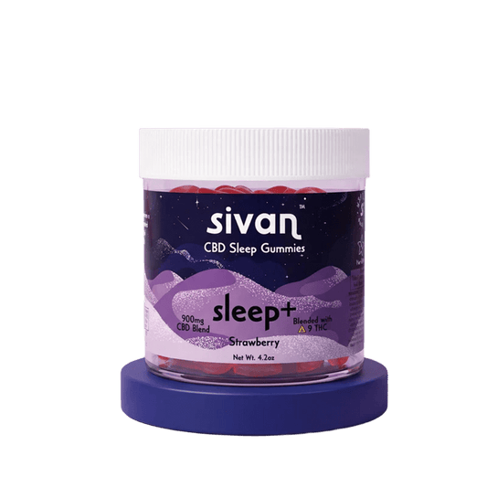 SIVAN CBD SLEEP GUMMIES STRAWBERRY 900MG
