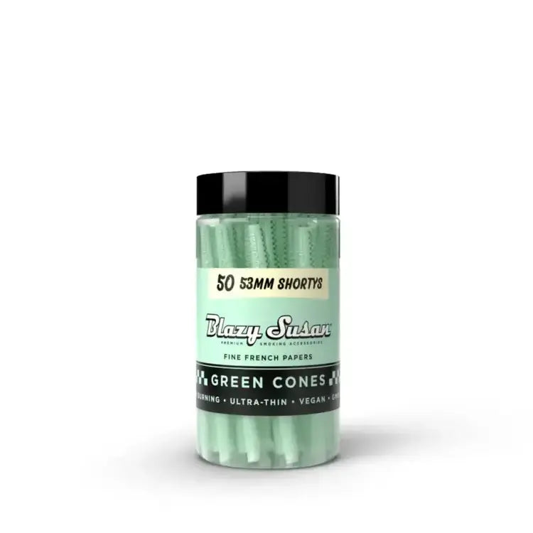 BLAZY SUSAN GREEN CONES 53MM SHORTYS JAR