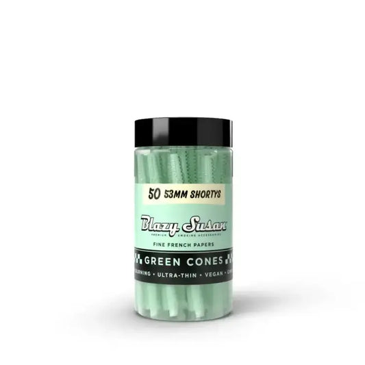 BLAZY SUSAN GREEN CONES 53MM SHORTYS JAR