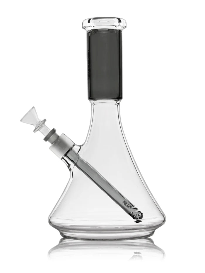 GRAV LARGE DECO BEAKER BONG SMOKE GREY