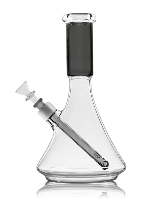 GRAV LARGE DECO BEAKER BONG SMOKE GREY