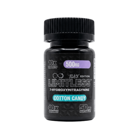 LIMITLESS BLACK EDTN 7 HYDROXY COTTON CANDY 500MG 10CT