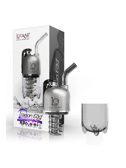 LOOKAH DRAGON WAX EGG ERIG VAPORIZER GRAY 1CT