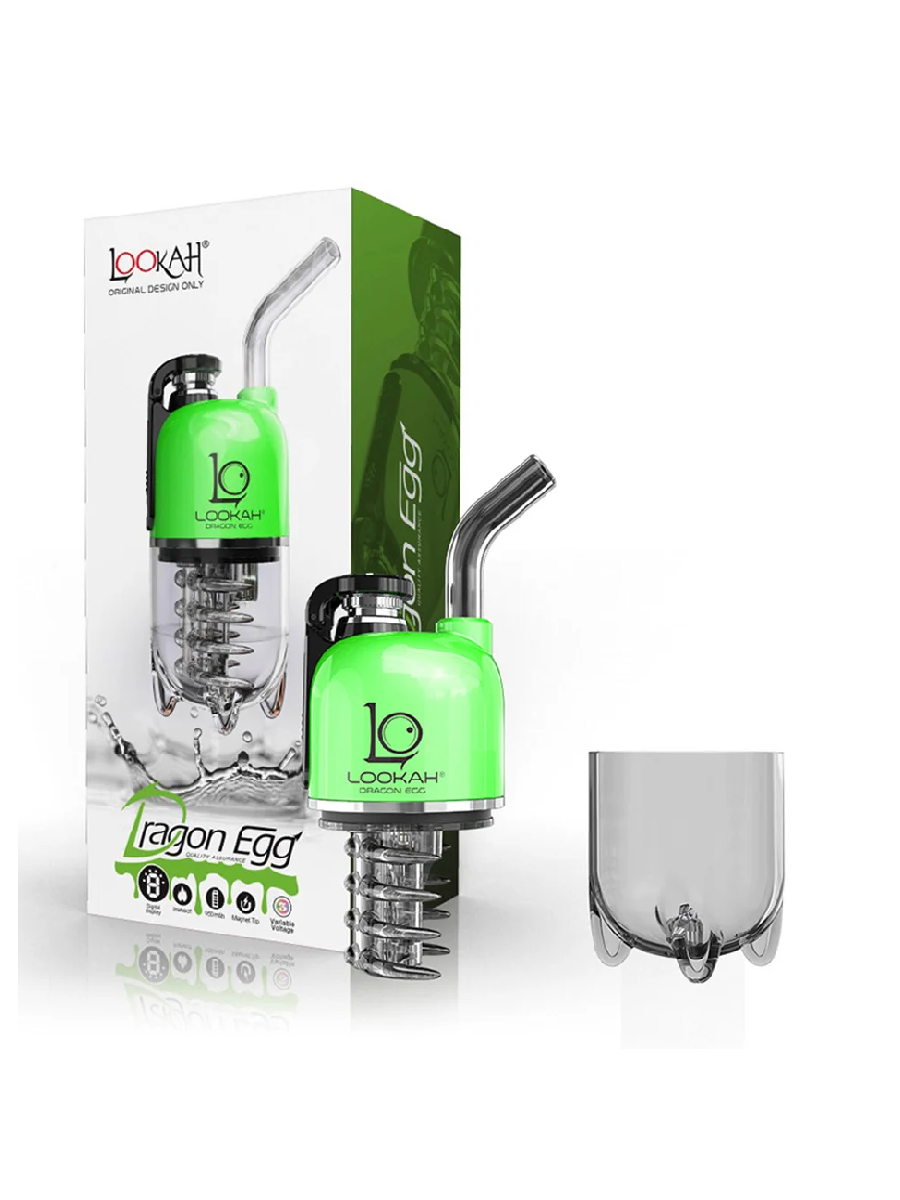 LOOKAH DRAGON WAX EGG ERIG VAPORIZER GREEN 1CT