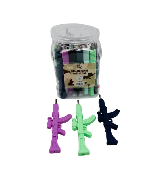 SILICONE 10MM AK NECTAR COLLECTOR JAR 20CT 6" 1CT