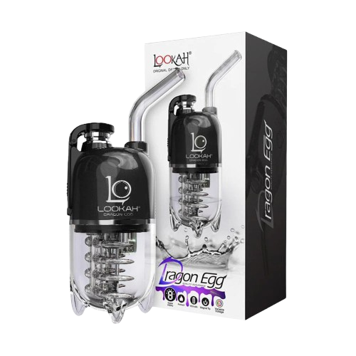 LOOKAH DRAGON EGG ERIG VAPORIZER BLACKSILVER 1CT