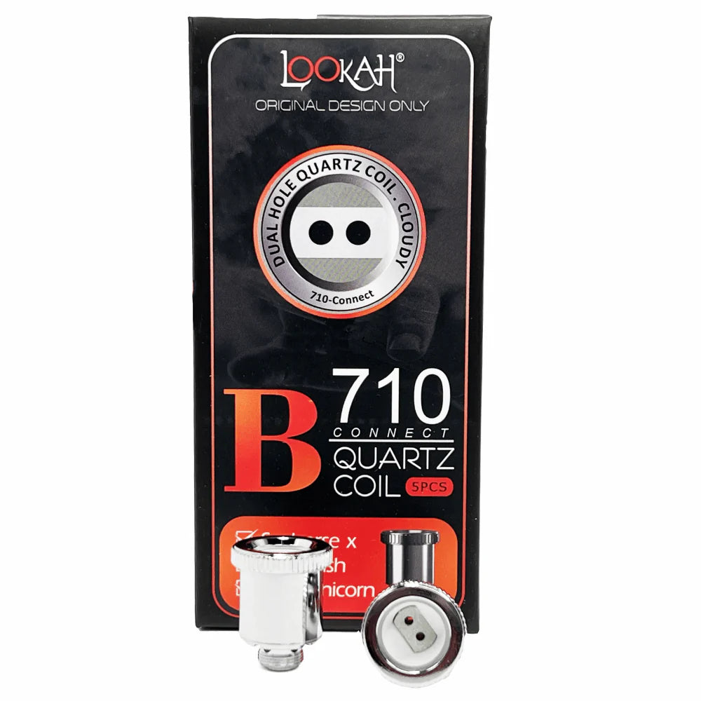 LOOKAH 710 THREAD QUARTZ B WAX COIL 5CT