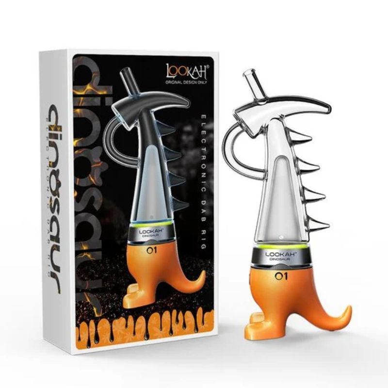 LOOKAH DINOSAUR DAB E-RIG ORANGE