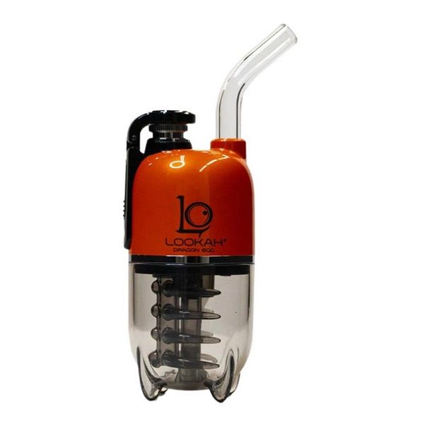 LOOKAH DRAGON EGG ERIG VAPORIZER BLACK/ORANGE 1CT
